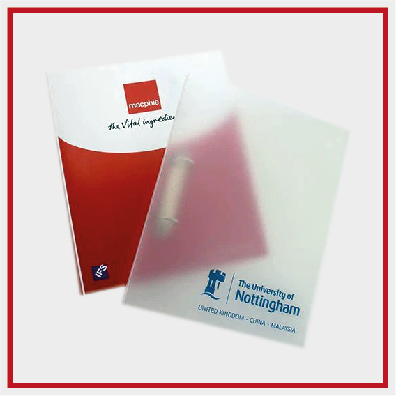 Huge range of budget folders all available with branding