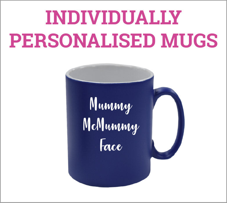 Individually Personalised Company Mugs