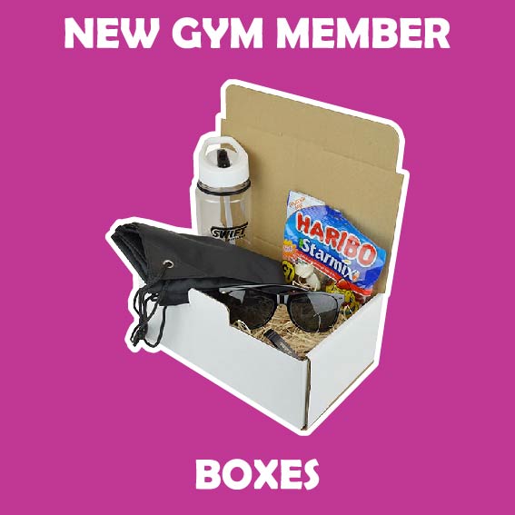 New gym member gift boxes