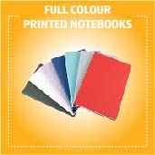 Full colour printed Notebooks