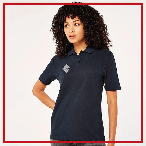 Polo shirts custom printed with logo