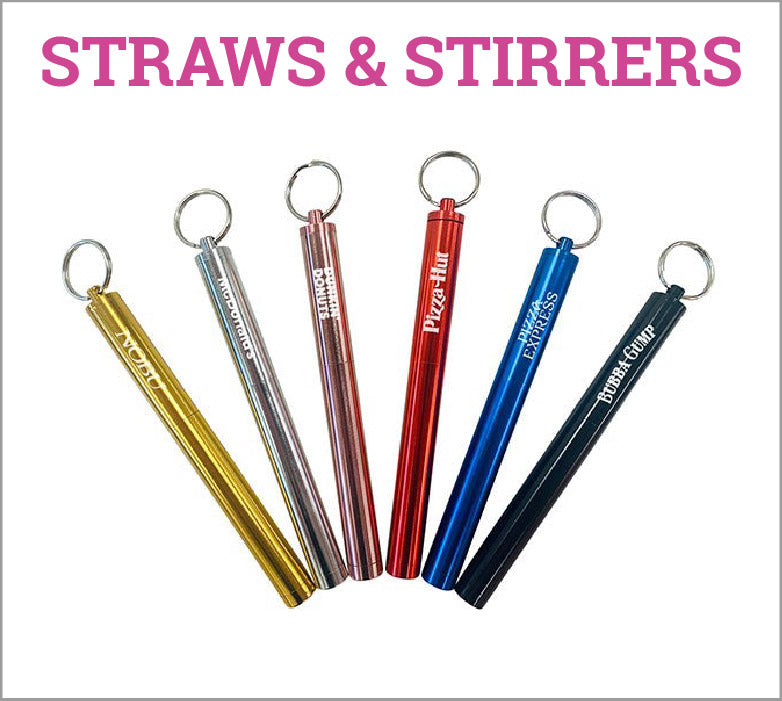 Promotional straws and stirrers