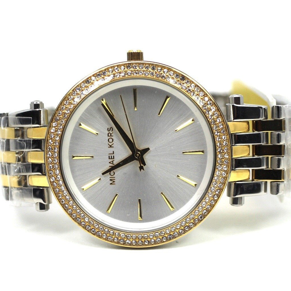 mk two tone women's watch