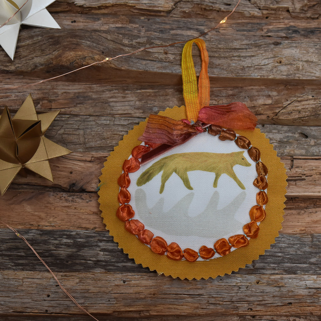 Animal Club Ornament:  Coyote