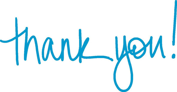 Thank You! Blue Thin Script – Celebrate Safety, Inc.