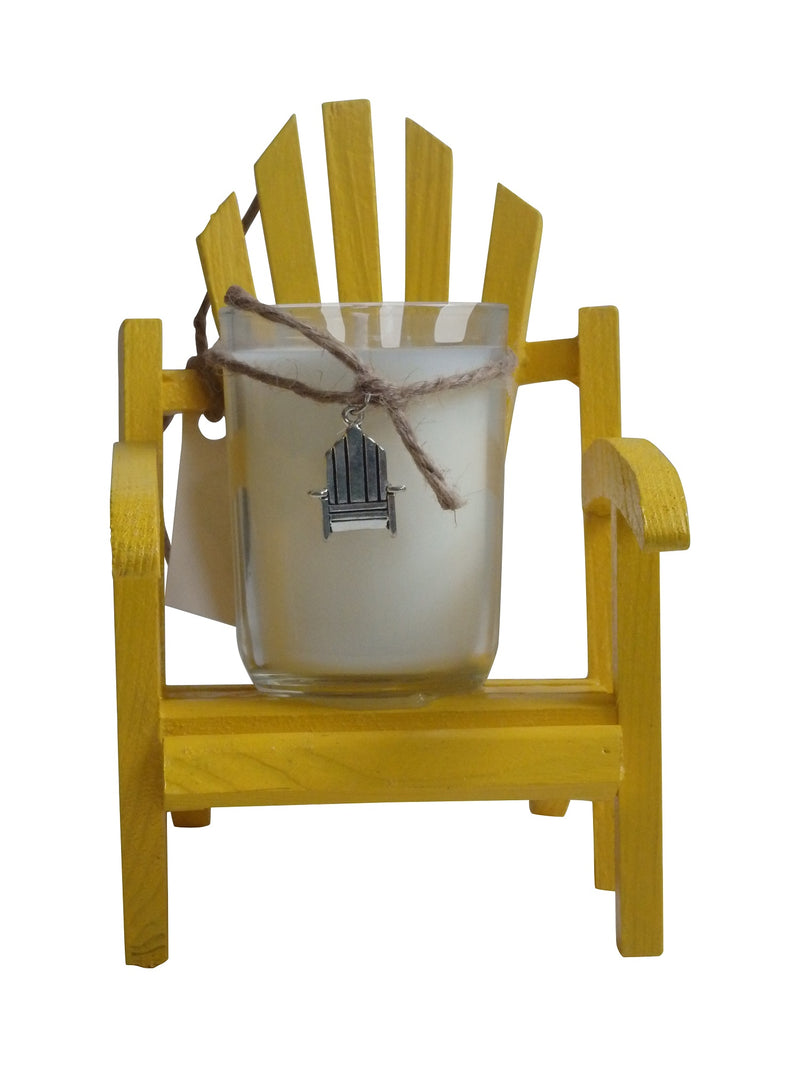 Luxury Miniature Adirondack Chair Candle Beach Wedding ...