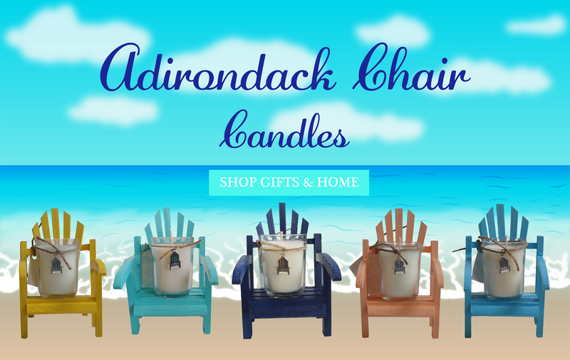 Luxury Miniature Adirondack Chair Candle Beach Wedding ...