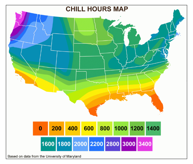 MD Chill Hours Map