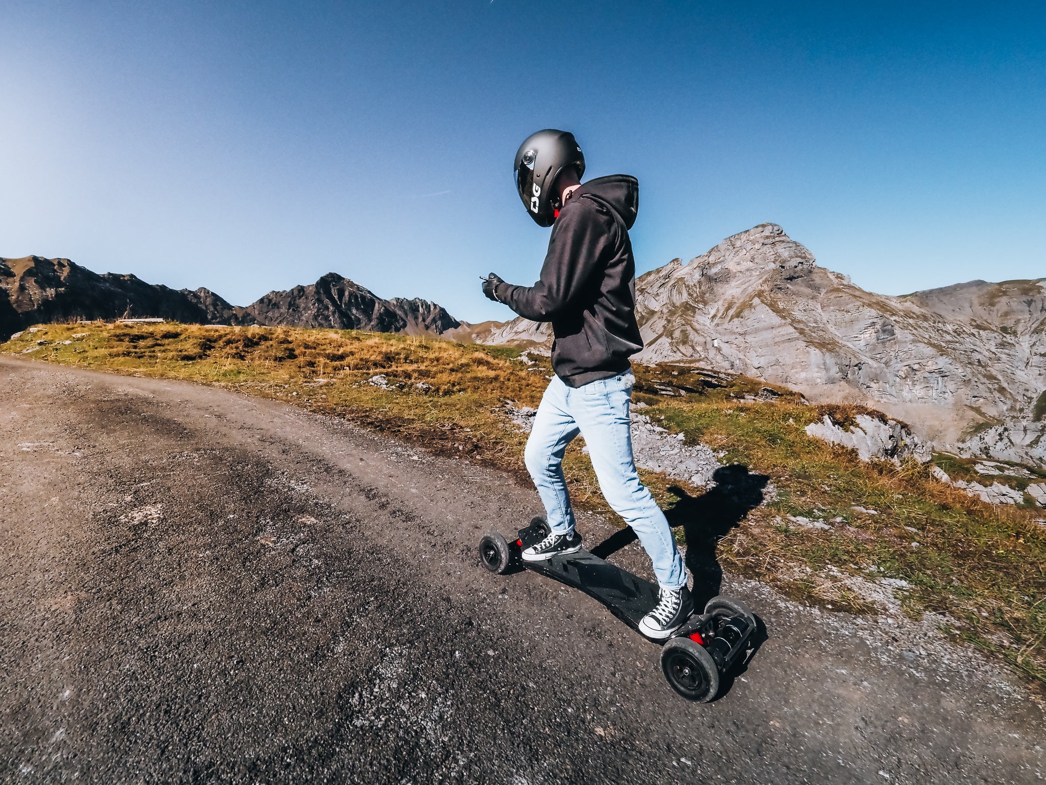 Introducing VELAR - the electric skateboard that combines innovative carbon fiber design with precision CNC'd trucks for an electrifying ride like no other. Whether cruising the city streets or shredding down hills, VELAR delivers unmatched durability, stability, and speed. Experience the thrill for yourself today.