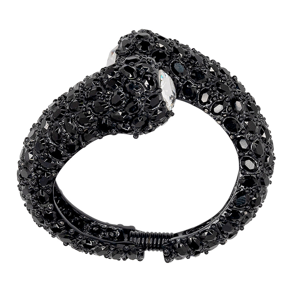 black crystal bracelet jewelry