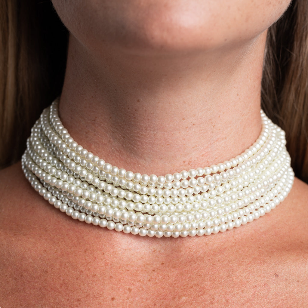 where to buy pearl choker necklace