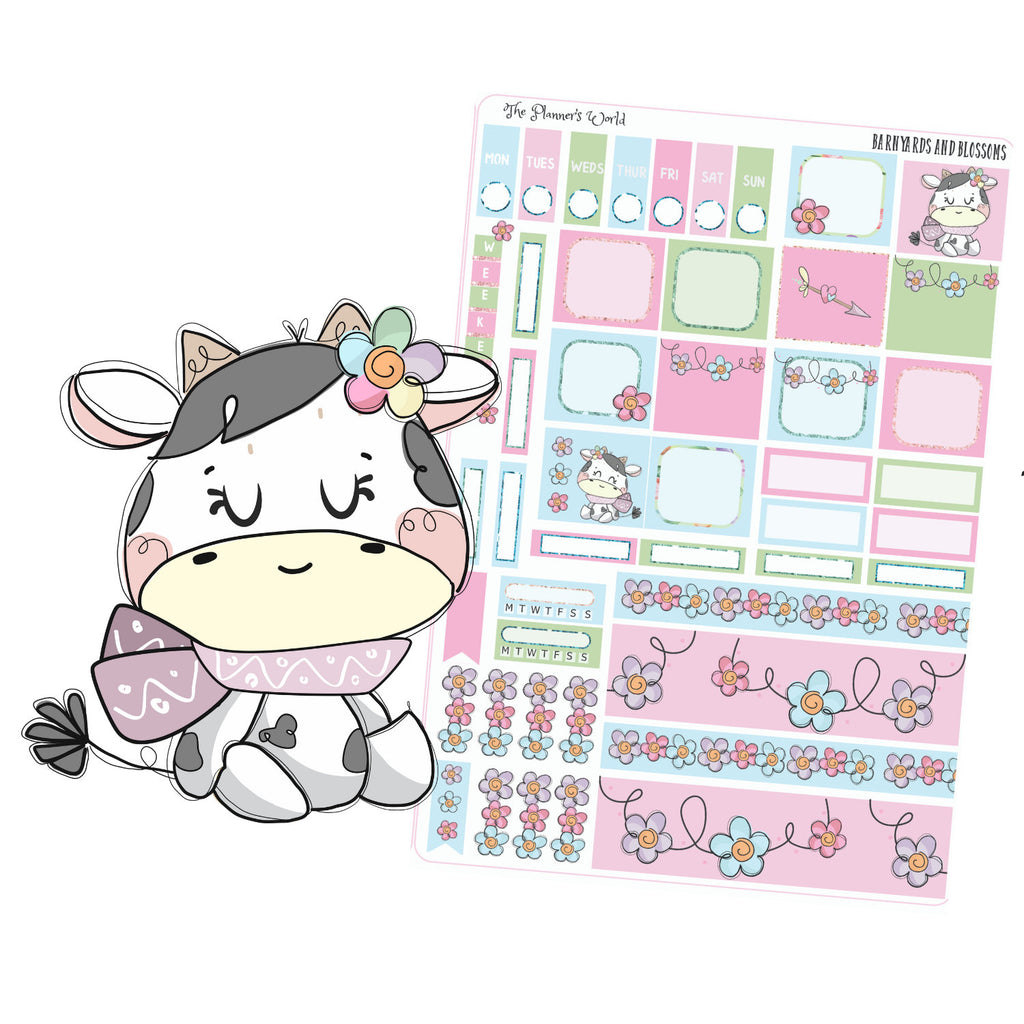 Printable Stickers For Hobonichi Weeks Planner, Weekly Kit, Space Cats •  DigiSparkles