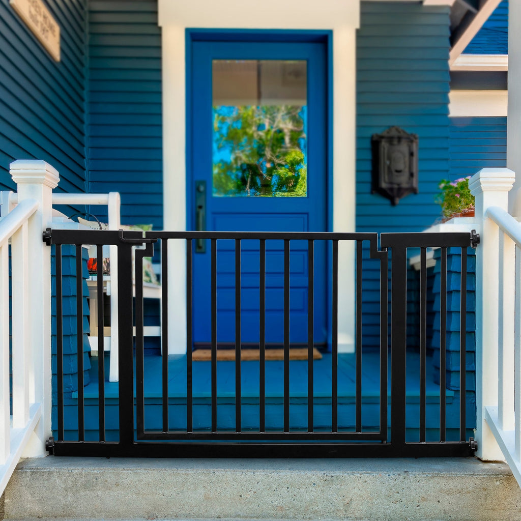 Dog Gate for Front Porch. Libro Extra Wide by NMN Designs