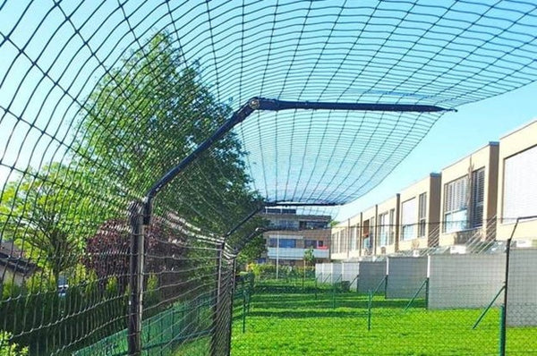cat fence netting, purrfect fence, chain link fence