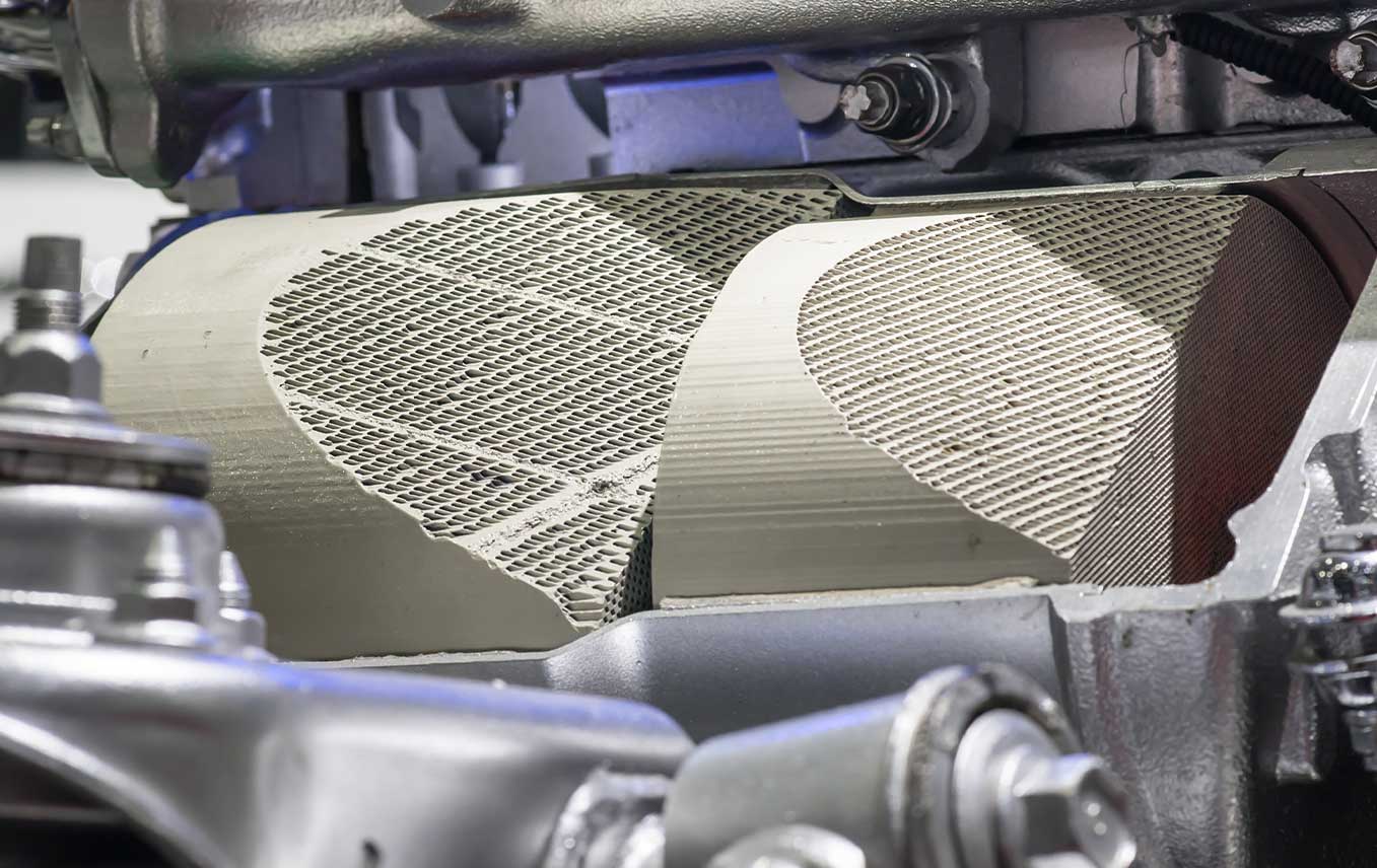 catalytic converter honeycomb