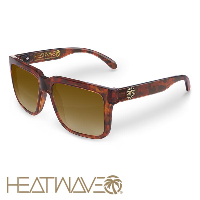 Heat Wave Visual H2O XL Vise Floating Sunglasses w/ Polarized Gold Lens