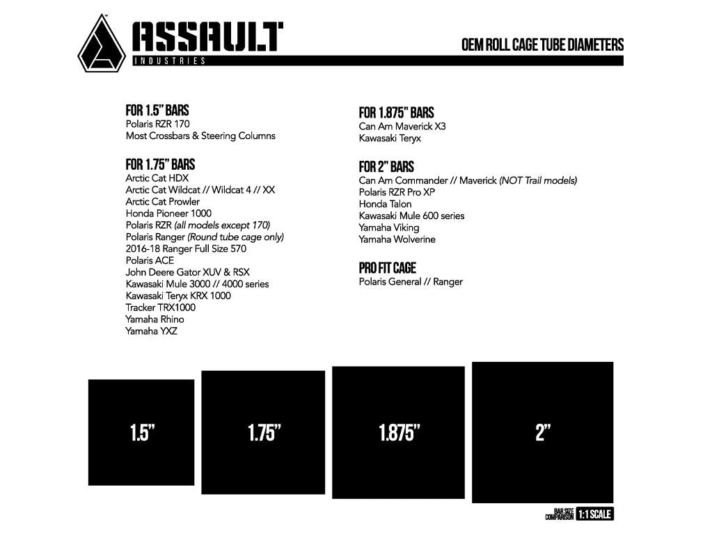Assault Industries Cage Fitments