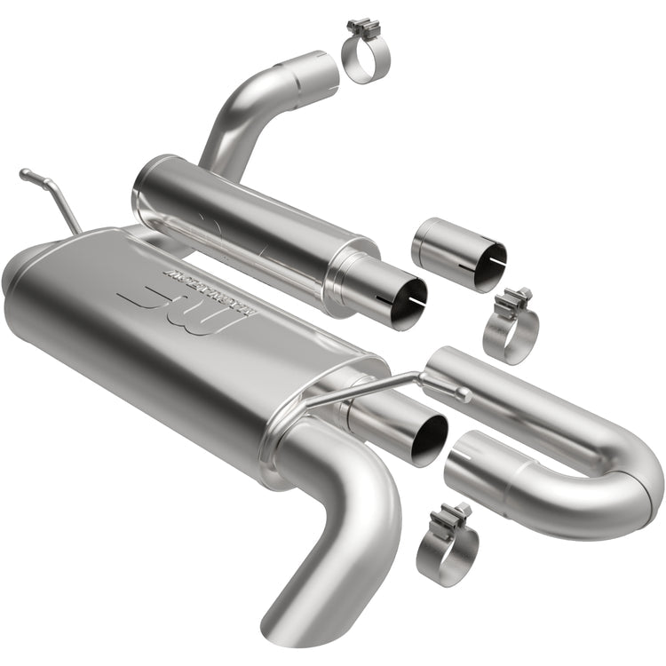 MagnaFlow 2018-2025 Jeep Wrangler Overland Series Axle-Back Performance Exhaust System