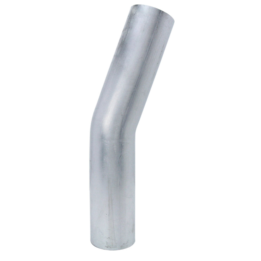 HPS 3" OD 20 Degree Bend 6061 Aluminum Elbow Pipe 16 Gauge w/ 3" CLR