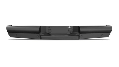 Fab Fours - '07-19 Toyota Tundra Elite Black Steel Series Rear Bumper