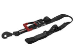 Speedstrap 2" x 10' Ratchet Tie Down w/ Twisted Snap Hooks & Axle Strap Combo (Black)