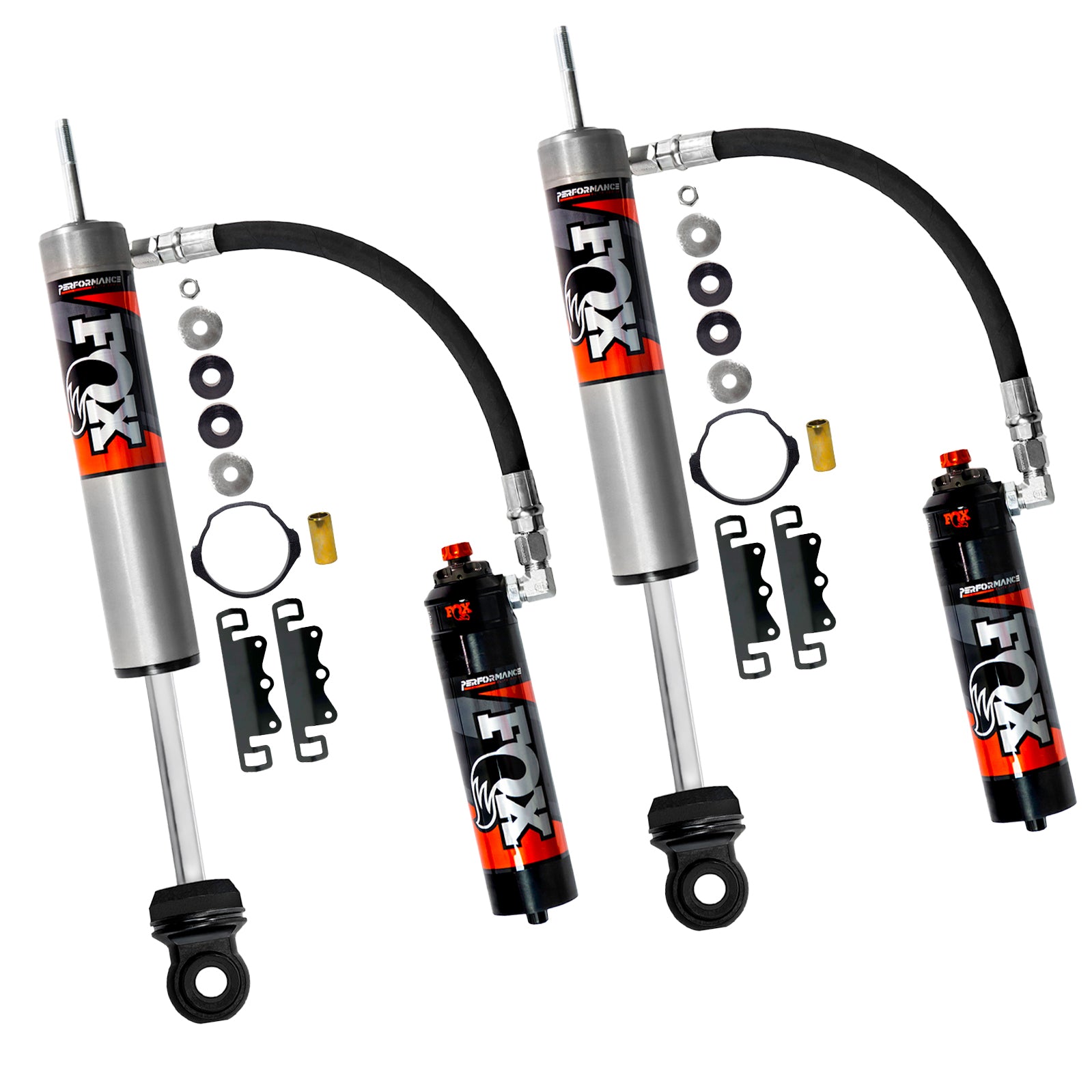 Fox Shock Kit: 05-23 Toyota Tacoma, Front 2.5 Performance Elite Series  Coilovers, 1-3″ Lift, DSC – AccuTune Off-Road