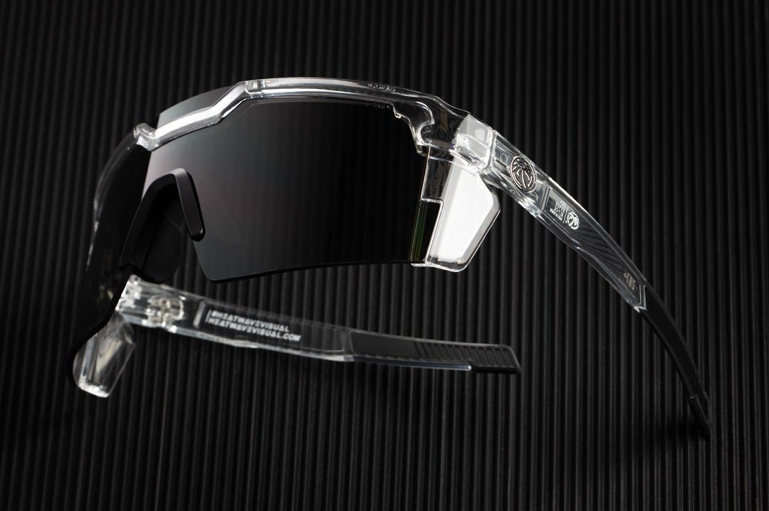 Heat Wave Visual Future Tech Safety Sunglasses, Black Frame Savage Spectrum Z87+