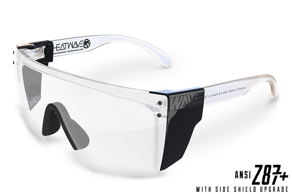 Lazer Face Series Clear Z 87 Safety Glasses Heatwave