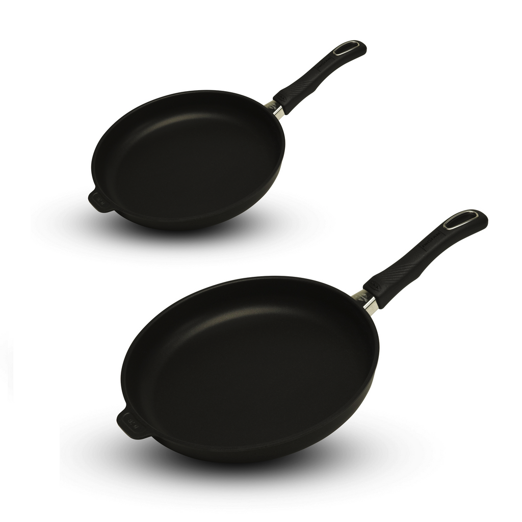 Nonstick Fry Pan with Detachable Handle and Glass Lid - 10.25