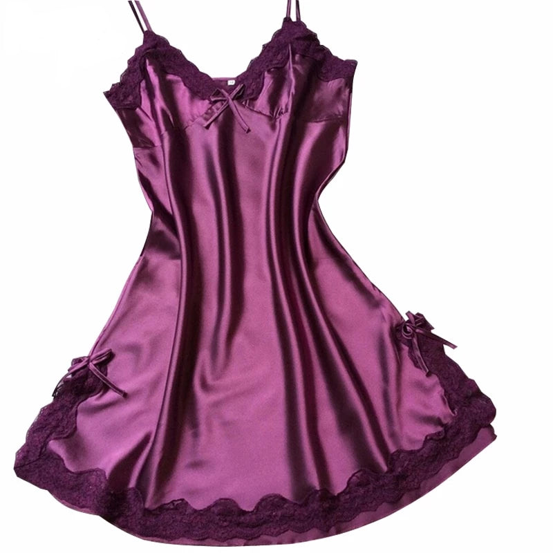 purple night dress