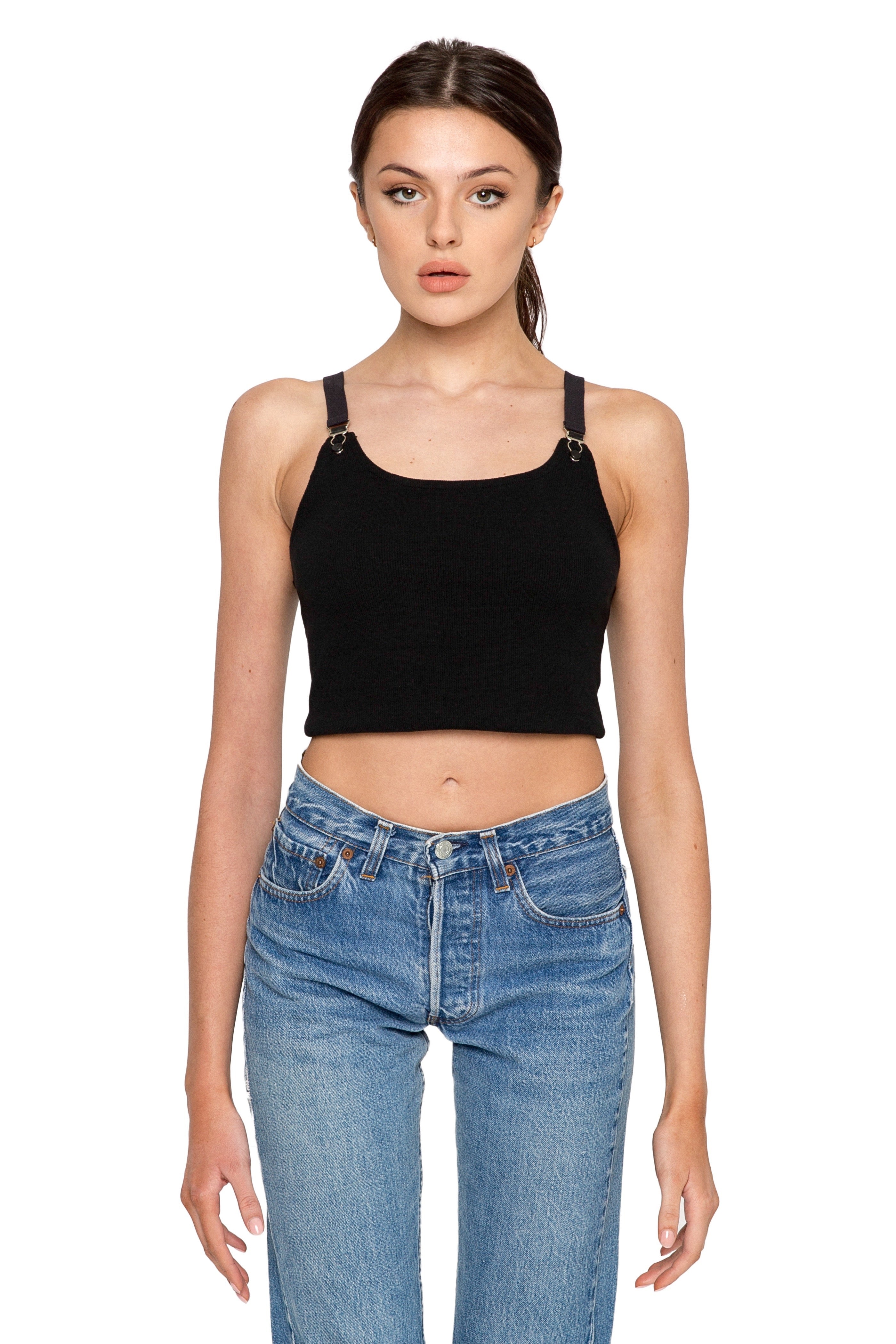 No Boundaries Juniors' Seamless Henley Bra - Walmart.com