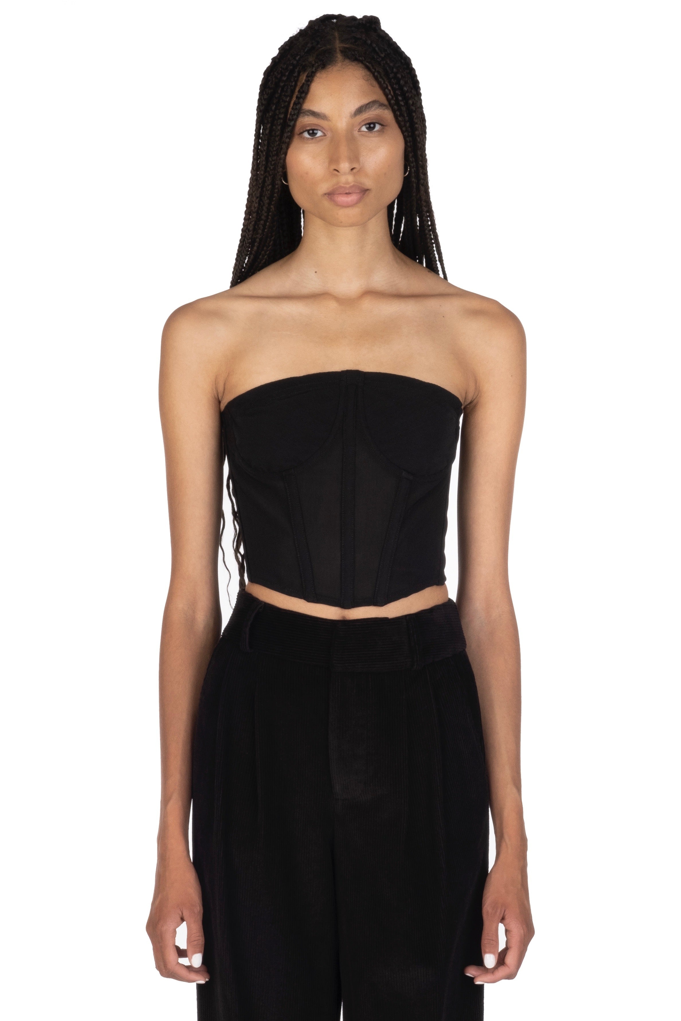 MESH BUSTIER No. 2 - Black – Cydnie Jordan New York