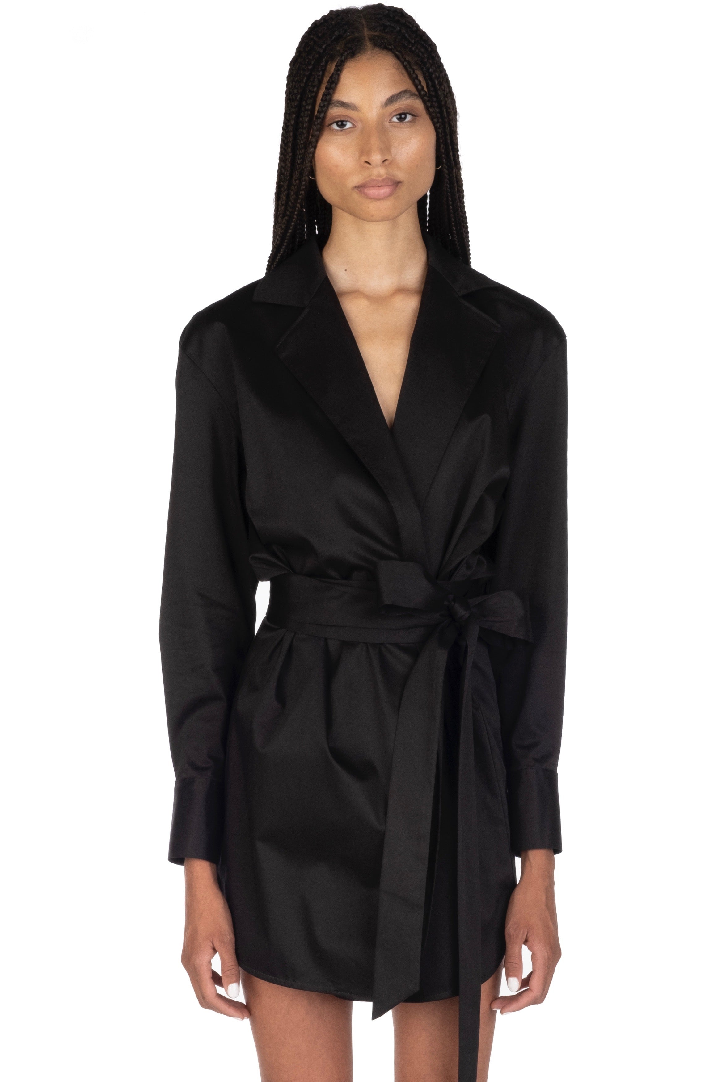 WRAP DRESS - Black – Cydnie Jordan New York