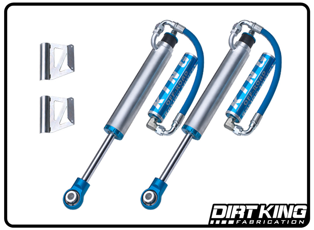 King 2 5 Smooth Body Shocks Remote Reservoir 4runner Fj Cruiser Lexus Dirt King Fabrication