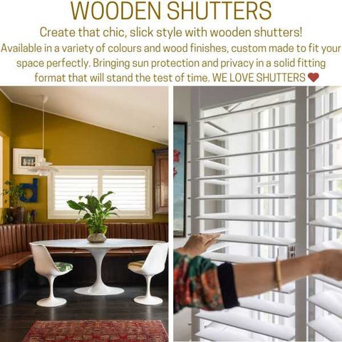 Wooden shutters