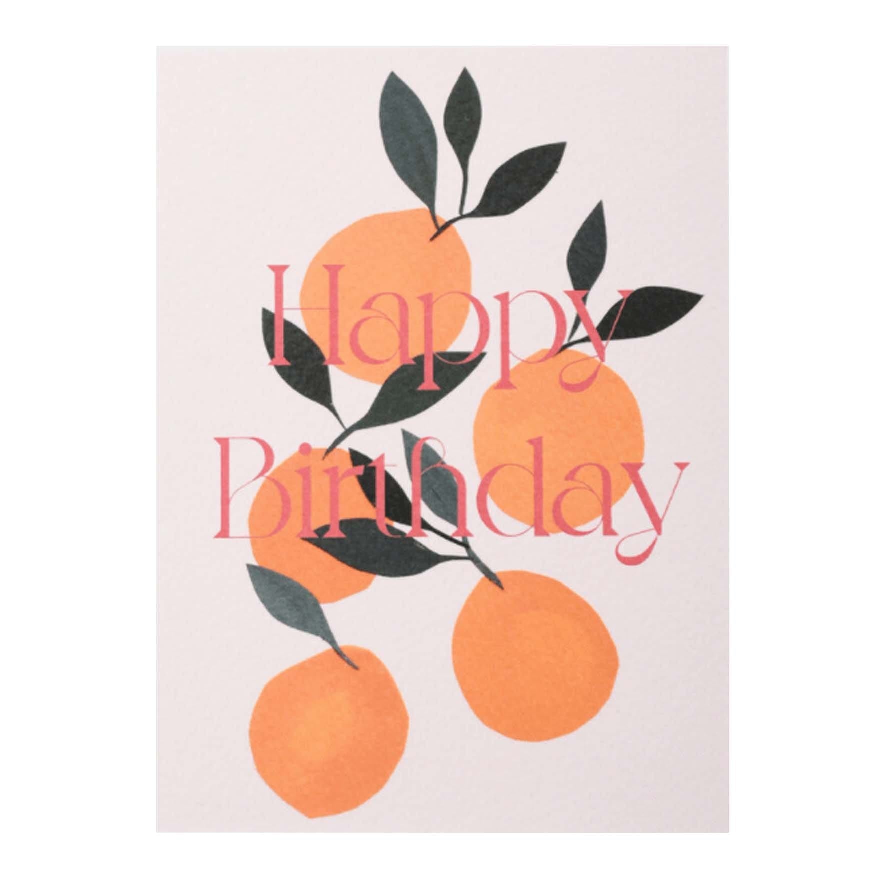 'Five Peaches' Happy Birthday Card – Little and Fox