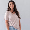 Women's Relaxed Fit V-Neck in Sunset