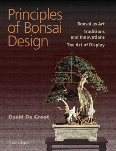 Principles of Bonsai Design book cover by David de Groot