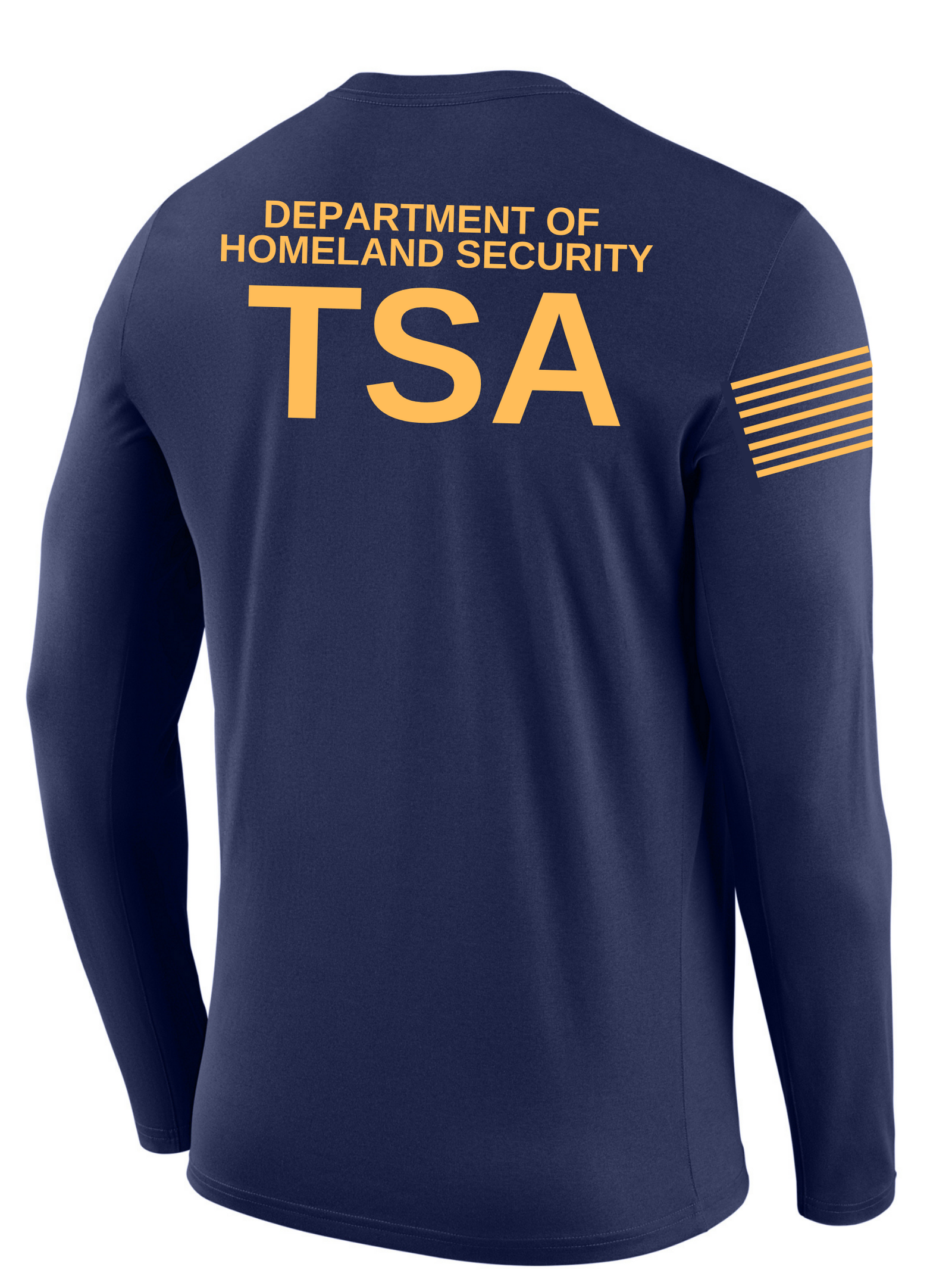 DHS TSA Agency Identifier T Shirt - Long Sleeve | FEDS Apparel dhs employee known traveler number