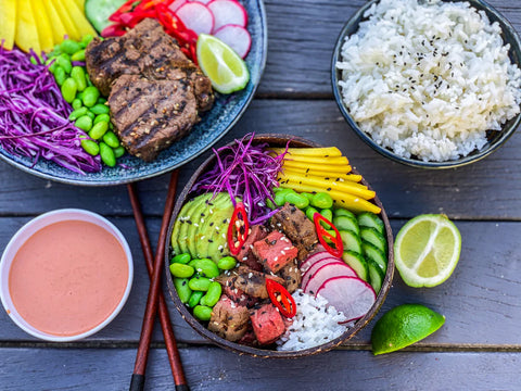 Beef Poke Bowl recipe - Auckland Grocery Delivery