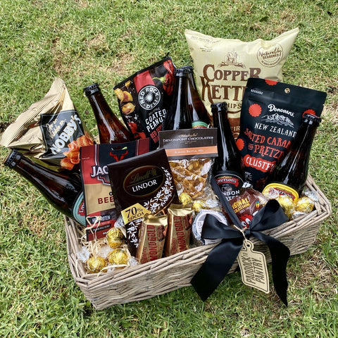 Craft Beer gift basket. Craft beer lovers. Gift Baskets NZ.