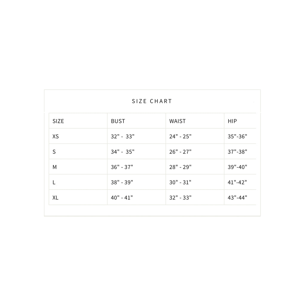 Women's Size Chart - Saltwater Luxe – Romeo Milan