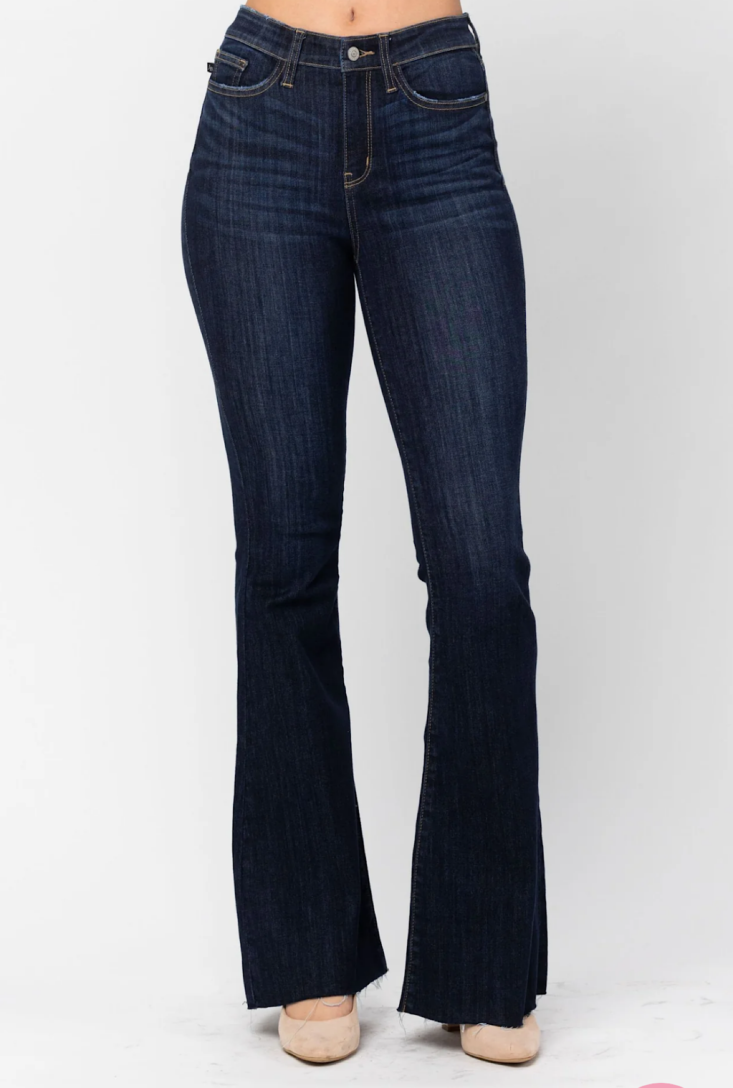 Judy Blue Trouser Flare Jeans-Light – Bellamie Boutique