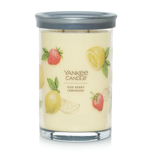 White Strawberry Bellini Signature Large Tumbler Candle —