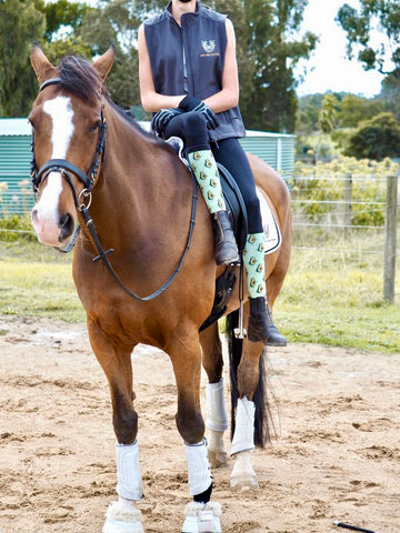 Dancing Avocado Equestrian Socks