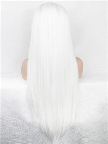 white long cosplay wig