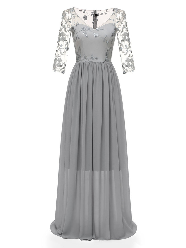 1950s maxi dress