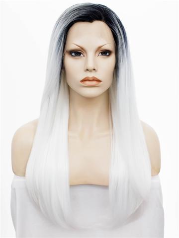 cheap black and white wig