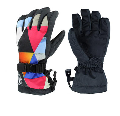 Women's Geometry Snow Gloves - Venturelite