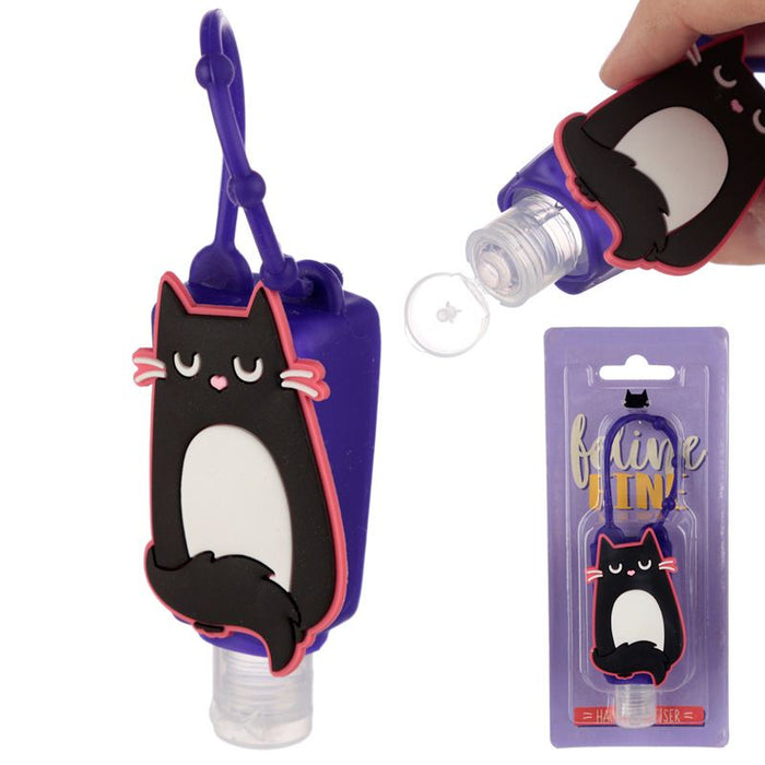 Hand Sanitizer with Cat Silicone Cover